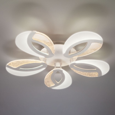 Светодиодная люстра Eurosvet Flake 90140/5 белый