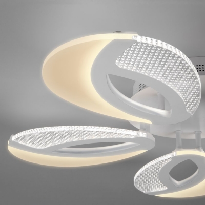 Светодиодная люстра Eurosvet Flake 90140/5 белый