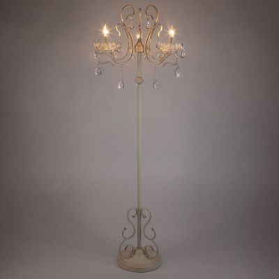 Торшер Eurosvet Etna 12205/3F белый с золотом Торшер Eurosvet Etna 12205/3F белый с золотом