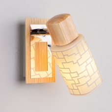 Бра Eurosvet Savier 20029/1 светлое дерево;хром