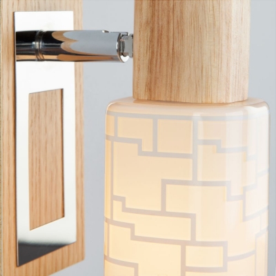 Бра Eurosvet Savier 20029/1 светлое дерево;хром Бра Eurosvet Savier 20029/1 светлое дерево;хром