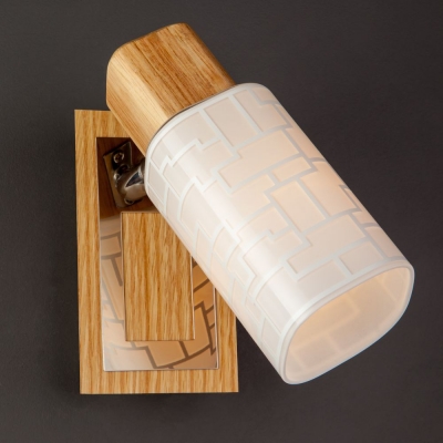 Бра Eurosvet Savier 20029/1 светлое дерево;хром Бра Eurosvet Savier 20029/1 светлое дерево;хром