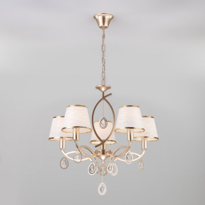 Люстра Eurosvet Salita 60091/5 перламутровое золото