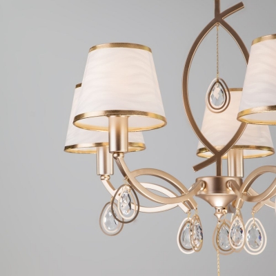 Люстра Eurosvet Salita 60091/5 перламутровое золото Люстра Eurosvet Salita 60091/5 перламутровое золото