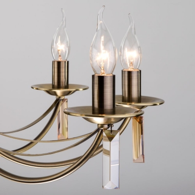 Люстра Eurosvet Volare 60087/8 античная бронза