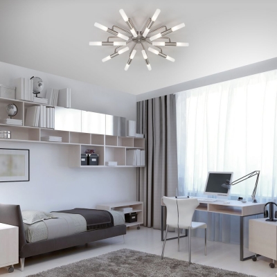 Люстра потолочная Bogate's Bastone 551 сатинированный никель Люстра потолочная Bogate's Bastone 551 сатинированный никель