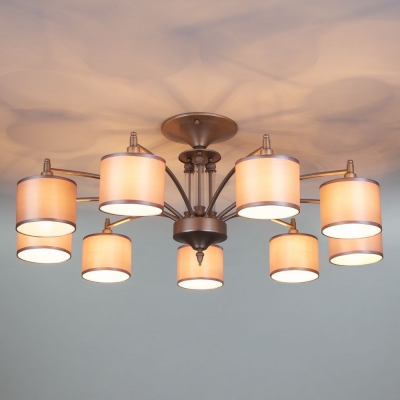 Люстра потолочная Eurosvet Adagio 60080/9 сатинированный никель Люстра потолочная Eurosvet Adagio 60080/9 сатинированный никель