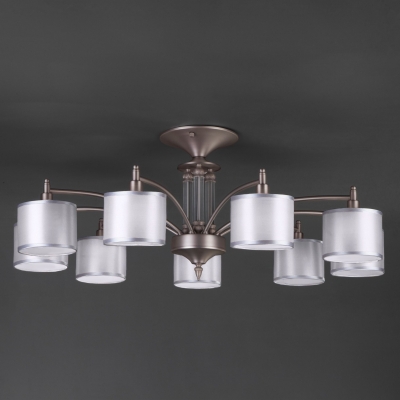 Люстра потолочная Eurosvet Adagio 60080/9 сатинированный никель Люстра потолочная Eurosvet Adagio 60080/9 сатинированный никель