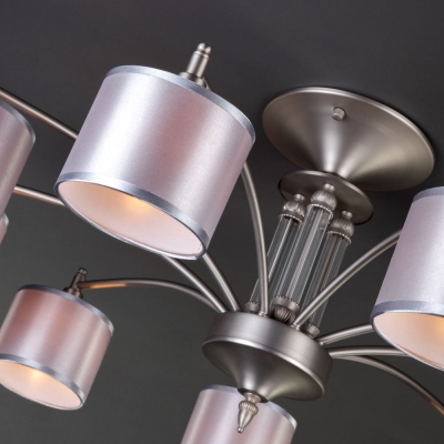 Люстра потолочная Eurosvet Adagio 60080/9 сатинированный никель Люстра потолочная Eurosvet Adagio 60080/9 сатинированный никель