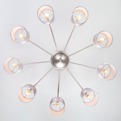 Люстра потолочная Eurosvet Adagio 60080/9 сатинированный никель Люстра потолочная Eurosvet Adagio 60080/9 сатинированный никель