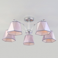 Люстра потолочная Eurosvet Corner 60076/5 хром