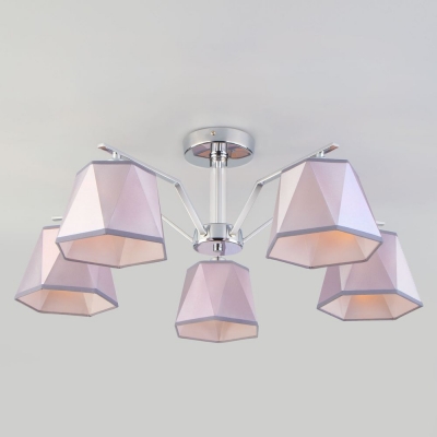 Люстра потолочная Eurosvet Corner 60076/5 хром