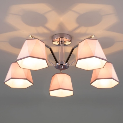 Люстра потолочная Eurosvet Corner 60076/5 хром