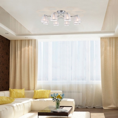 Люстра потолочная Eurosvet Cornetto 60094/8 хром Люстра потолочная Eurosvet Cornetto 60094/8 хром