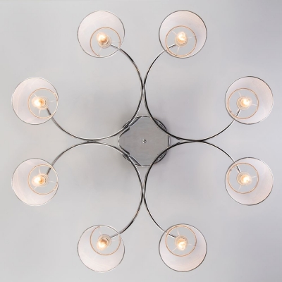 Люстра потолочная Eurosvet Cornetto 60094/8 хром Люстра потолочная Eurosvet Cornetto 60094/8 хром