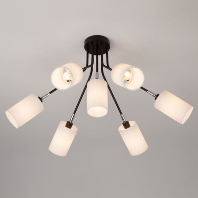 Люстра потолочная Eurosvet Duetto 70072/7 чёрный