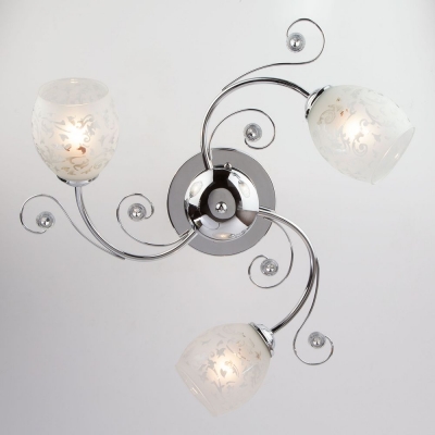 Люстра потолочная Eurosvet Roksana 9677/3 хром Люстра потолочная Eurosvet Roksana 9677/3 хром