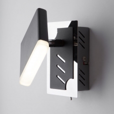 Настенный светильник Eurosvet Collin 20000/1 хром;чёрный