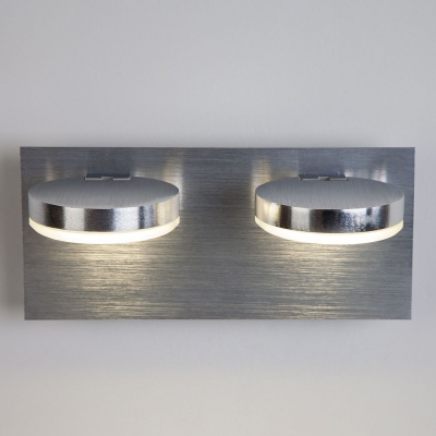 Настенный светильник Eurosvet Cover 20004/2 алюминий Настенный светильник Eurosvet Cover 20004/2 алюминий