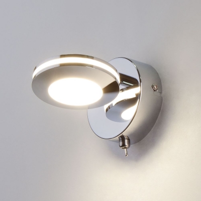 Настенный светильник Eurosvet Rоund 20002/1 хром