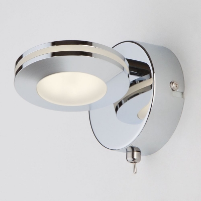 Настенный светильник Eurosvet Rоund 20002/1 хром