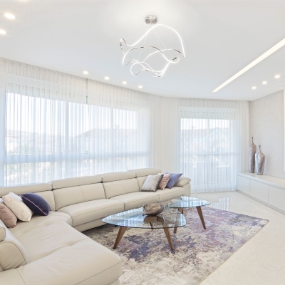 Светодиодная люстра Eurosvet Filmy 90109/3 сатинированный никель