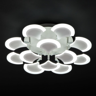 Светодиодная люстра Eurosvet Geisha 90159/12 белый Светодиодная люстра Eurosvet Geisha 90159/12 белый