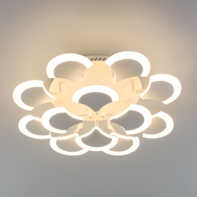 Светодиодная люстра Eurosvet Geisha 90159/12 белый Светодиодная люстра Eurosvet Geisha 90159/12 белый