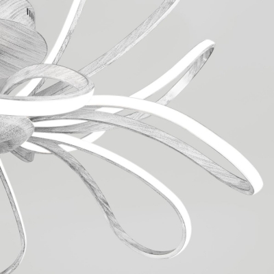 Светодиодная люстра Eurosvet Nerina 90134/12 белый с серебром Светодиодная люстра Eurosvet Nerina 90134/12 белый с серебром