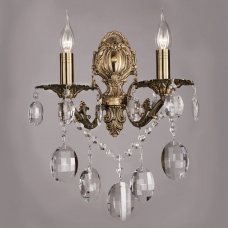 Двойное бра Bogate's Fedelia 406/2 античная бронза