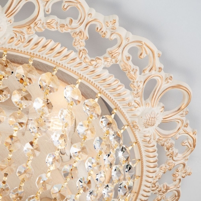 Хрустальная люстра Eurosvet Ajmeri 3298/5 белый с золотом Хрустальная люстра Eurosvet Ajmeri 3298/5 белый с золотом