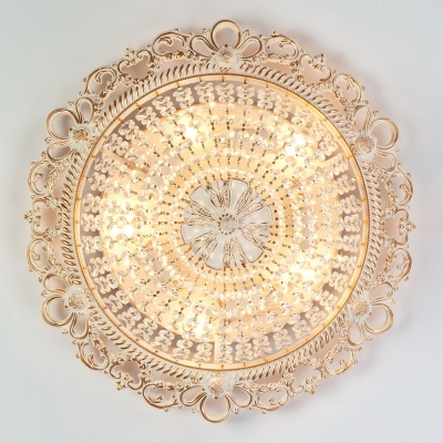 Хрустальная люстра Eurosvet Ajmeri 3298/5 белый с золотом Хрустальная люстра Eurosvet Ajmeri 3298/5 белый с золотом