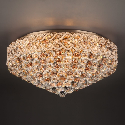 Хрустальная люстра Eurosvet Anika 3296/16 золото