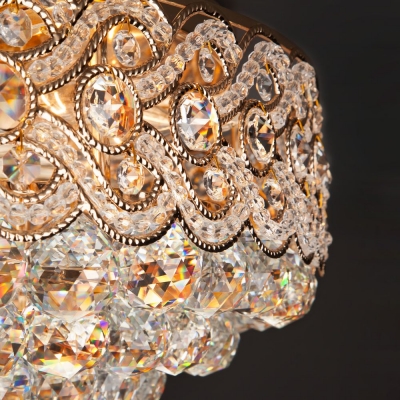 Хрустальная люстра Eurosvet Anika 3296/16 золото