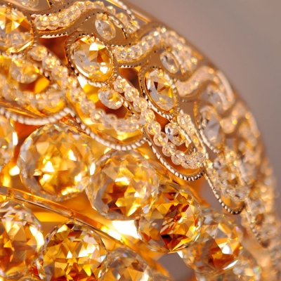 Хрустальная люстра Eurosvet Anika 3296/16 золото