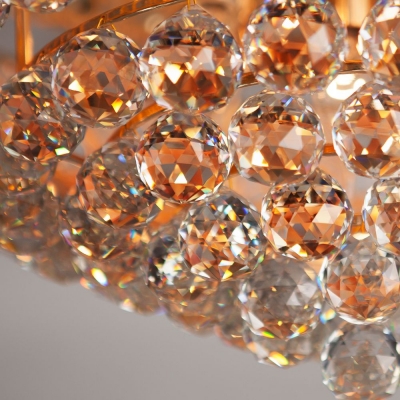 Хрустальная люстра Eurosvet Anika 3296/16 золото