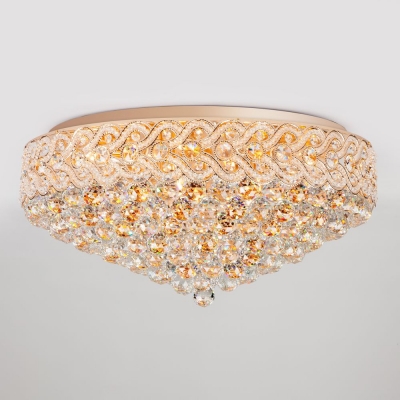 Хрустальная люстра Eurosvet Anika 3296/16 золото