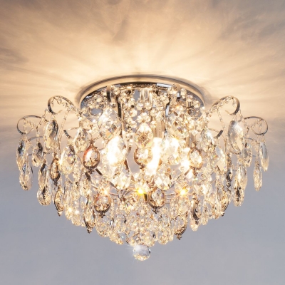 Хрустальная люстра Eurosvet Crystal 10081/6 хром Хрустальная люстра Eurosvet Crystal 10081/6 хром