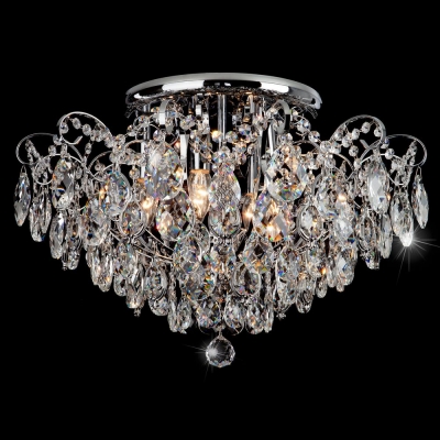 Хрустальная люстра Eurosvet Crystal 10081/6 хром Хрустальная люстра Eurosvet Crystal 10081/6 хром