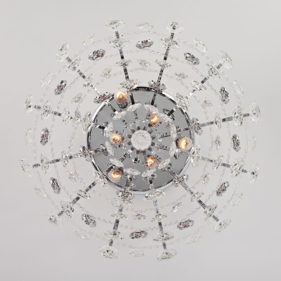 Хрустальная люстра Eurosvet Crystal 10081/6 хром Хрустальная люстра Eurosvet Crystal 10081/6 хром