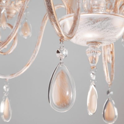 Люстра Eurosvet Galatea 10009/6 белый с золотом