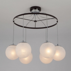 Люстра Eurosvet Globe 70069/6 хром;чёрный