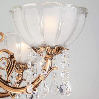 Люстра Eurosvet Largo 5211/6+3 античная бронза