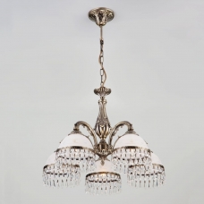 Люстра Eurosvet Lourence 22823/5 античная бронза