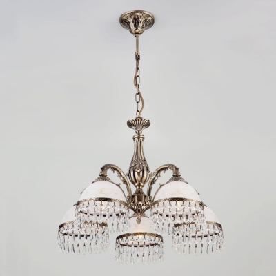 Люстра Eurosvet Lourence 22823/5 античная бронза