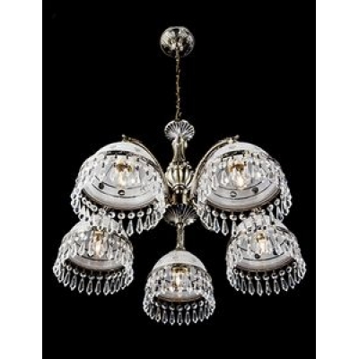 Люстра Eurosvet Lourence 22823/5 античная бронза Люстра Eurosvet Lourence 22823/5 античная бронза