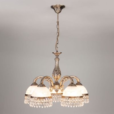 Люстра Eurosvet Lourence 22823/5 античная бронза Люстра Eurosvet Lourence 22823/5 античная бронза