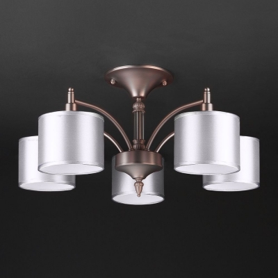 Люстра потолочная Eurosvet Adagio 60080/5 сатинированный никель Люстра потолочная Eurosvet Adagio 60080/5 сатинированный никель