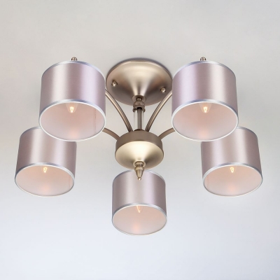 Люстра потолочная Eurosvet Adagio 60080/5 сатинированный никель Люстра потолочная Eurosvet Adagio 60080/5 сатинированный никель