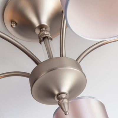 Люстра потолочная Eurosvet Adagio 60080/5 сатинированный никель Люстра потолочная Eurosvet Adagio 60080/5 сатинированный никель